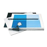 GBC ProClick The Do-It-Yourself Presentation Kits, 0.5 Inch Spine Diameter, 100 Sheets, Navy, 2 Sets per Pack (2514490P)