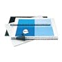 GBC ProClick The Do-It-Yourself Presentation Kits, 0.5 Inch Spine Diameter, 100 Sheets, Navy, 2 Sets per Pack (2514490P)
