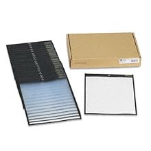 Oxford 64209 Poly Shop Ticket Holders, Clear Front and Back, 9 x12 Insert Size, 25 per Box