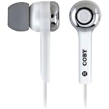 Coby White Stereo In-Ear Noise Isolating Headphones