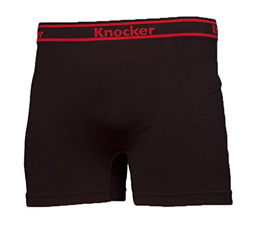 Knocker Men's Seamless Athletic Boxer Briefs Underwear 6 Pk