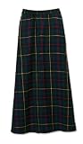 Wool Challis Tartan Skirt
