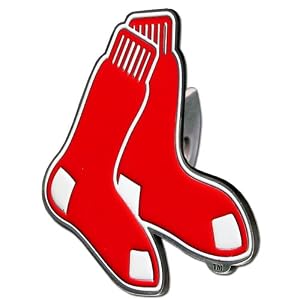 Click to buy Boston Red Sox Logo Merchandise: Boston Red Sox Hitch Cover from Amazon!