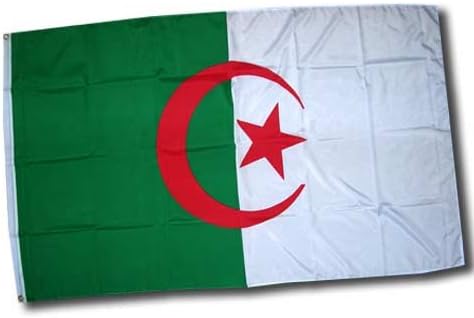Flag 1.50 x 1.00m 100% polyester with 2 eyelets Algeria