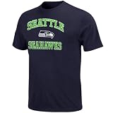 NFL Seattle Seahawks Heart and Soul T-Shirt - Steel Blue (X-Large) at Amazon.com