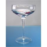 Crystal Milano Champagne Saucer Glasses (Set of 4)