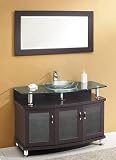 Fresca Contento 48 Modern Bathroom Vanity w/Tempered Glass Sink
