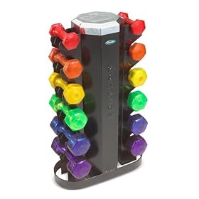 41fzpvmH91L. SL500 AA280  Hampton Fitness Jelly Bell set With Rack