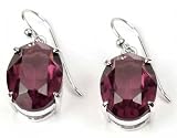 Barse Amethyst Swarovski Crystal Earrings