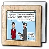 Tillich - To Be or Not To Be - 6 Inch Tile Napkin Holder