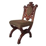 Antique Replica Hand-carved Herald Lion Dining Chair