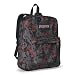 Jansport Superbreak Grey Skulls N Roses School Backpack - Ships in ''24'' Hours!