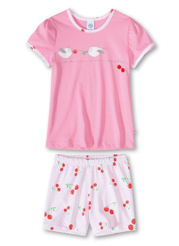 Sanetta M&auml;dchen Pyjama, Tierdruck 231038, Gr. 104, Rosa (3092) Preisvergleich