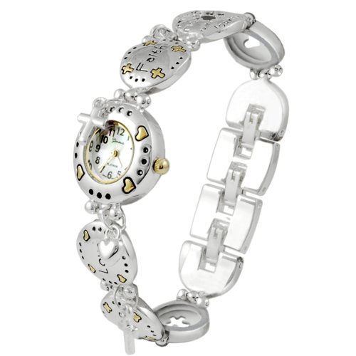Geneva Platinum Faith Love Hope Fashion Watch