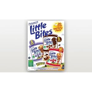 Entenmann's Little Bites 20 Count Variety Pack, 5 Packs Fudge Brownies, 5 Pac by Entenmann's Little Bites