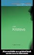 Julia Kristeva (Routledge Critical Thinkers)