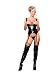 Black Liquid Onyx Underbust Merry Widow and G-String