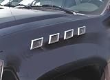 Universal Trapazoid Chrome Port Accents / Fender Vents