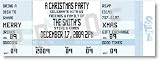 A Christmas Party Ticket Invitations