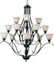 Maxim Lighting 11809ICBK 15 Light Chandelier, Black