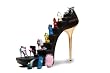 Gold Stiletto POP Display - Just the Right Shoe