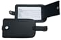 Black Leather Luggage Tag