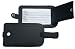 Black Leather Luggage Tag