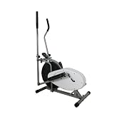 SixBros. Crosstrainer mit Trainingscomputer - Heimtrainer - Weiß - 8.2-W/549