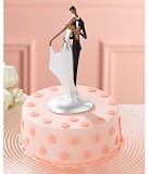African-American Holding Couple Wedding Cake Topper