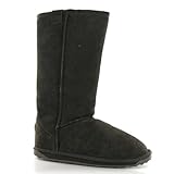 Emu Wallaby HI Chocolate Sheepskin Leather Kinder Boots Size 47 EU
