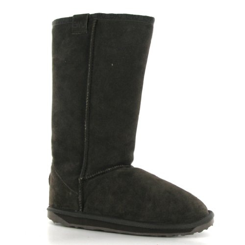 Emu Wallaby HI Chocolate Sheepskin Leather Kinder Boots Size 47 EU