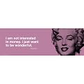 Unframed Posters - Marilyn Monroe "I Philosoph" (12 x 36")