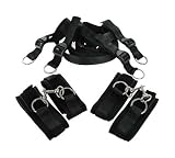 Deluxe Bed Restraints with Wrist and Ankle Cuffs