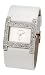 Morgan Ladies White Leather Strap watch