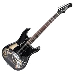 Rocktile ST60-SK Pro Deluxe E-Gitarre, Skull