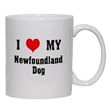 I Love/Heart Newfoundland Dog Mug for Coffee / Hot Beverage (choice of sizes and colors)