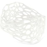 Nervous System Pinch White Nylon Bangle Bracelet Si
