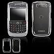 TRANSPARENT CLEAR SNAP-ON COVER HARD CASE PROTECTOR for BLACKBERRY CURVE 8900