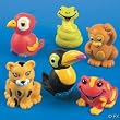 Lot of 24 Rain Forest Animal Finger Puppets