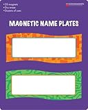 Dowling Magnets Magnetic Name Plates, 20 Count