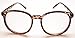 FancyG® Retro Vintage Inspired Classic Nerd Round Clear Lens Glasses Eyewear