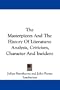 The Masterpieces And The History Of Literature: Analysis, Criticism, Character And Incident