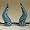 Turquoise goat horns