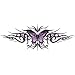 Nene Thomas - Wyvern Purple & Black Tribal Butterfly - Sticker / Decal