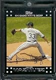 2007 Topps Limited Edition Javier Vazquez Chicago White Sox Baseball Card #CHW4 - Mint Condition - In Protective Display Case!