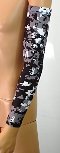 Q3 Sports Arm Sleeves - 2016 Compression Arm Sleeves For Sports and Fitness - Best Basketball Arm Sleeves With Durable Flex Technology (med)