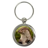 Otter Key Chain (Round)