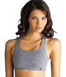  : Champion Women's Double Dry Seamless Shiny Sports Bra, Black, Small
