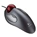 Logitech Marble Trackball Maus schnurgebunden silber-rot, USB-Anschluss