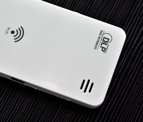 Portable DLP WiFi Projector with 60 Inch Projection, 1000:1 Contrast, 50 Lumens (presentation from your phone, tablet or pc) WP50